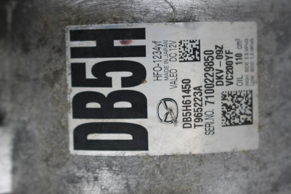 фото №7, Компрессор кондиционера компрессор mazda cx-3 2.0 skyactiv-g 14-21