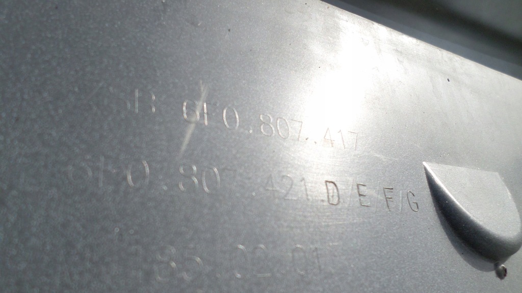 фото №7, Бампер задний задняя seat ibiza v 6f 17- 6f0807421d