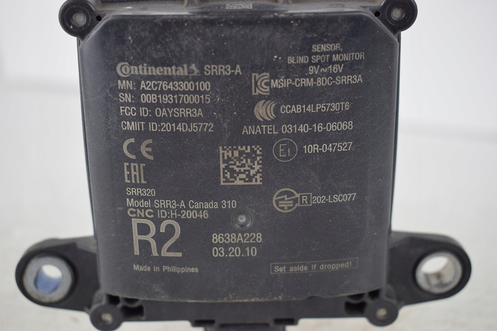 фото №3, Датчик радар martwgo pola mitsubishi outlander 8638a228 r2