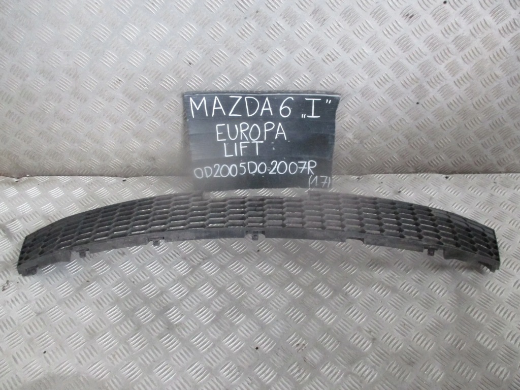 фото №8, Решётка бампера перед mazda 6 2.0 citd 02-06