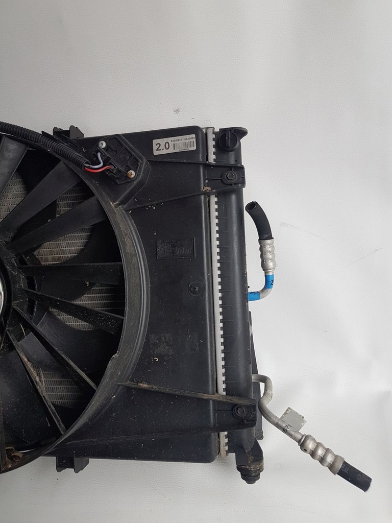 фото №4, Alfa 147 lift 1.6 b радиатор вентилятор комплект