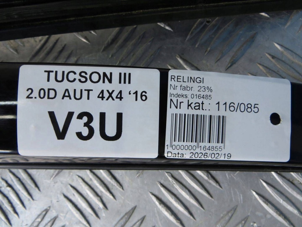 Hyundai tucson iii рейлінги дахові комплект  14- Зі Шроту