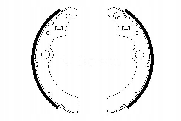 фото №1, Bosch 986 487 676 набор колодка тормозных