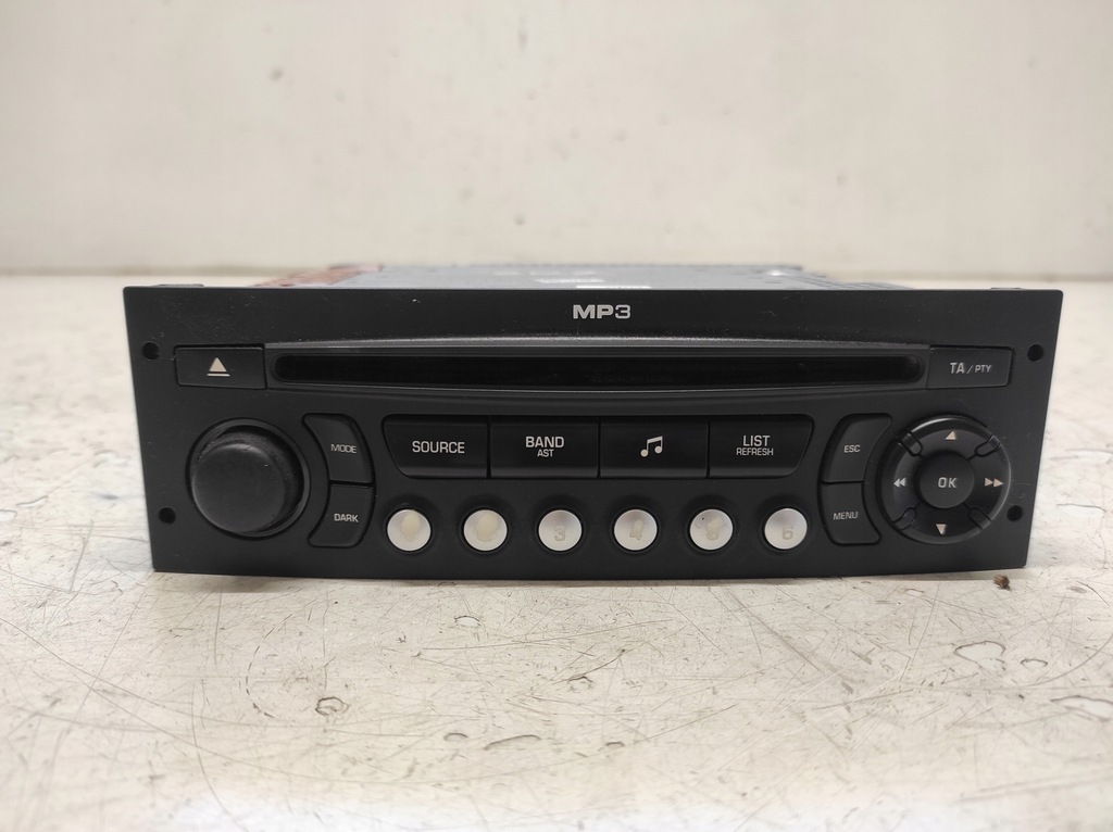 фото №2, Peugeot 207 06- радіо cd mp3 96643698xt