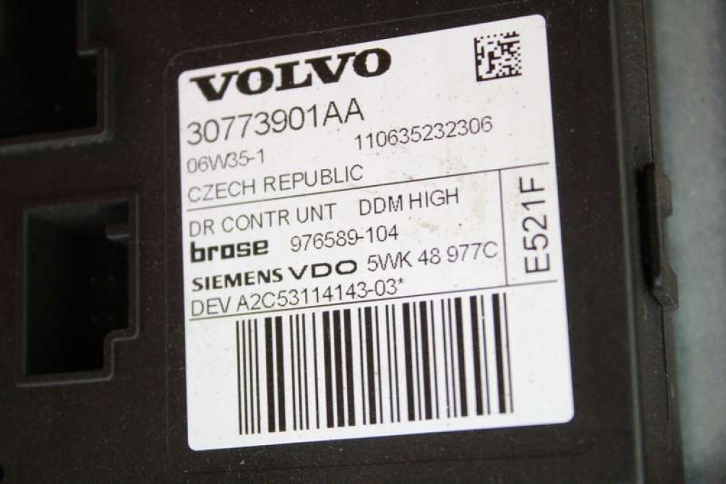 фото №6, Подъемник стекло левый перед eu 8679080lh volvo s40 2 ii 04-07