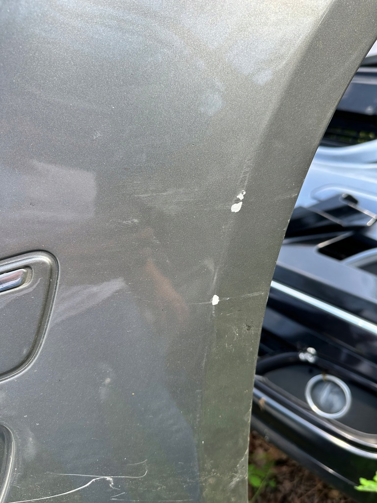 фото №9, Mercedes b klasa w245 бампер перед передний с хромированные элементы szary лак 748