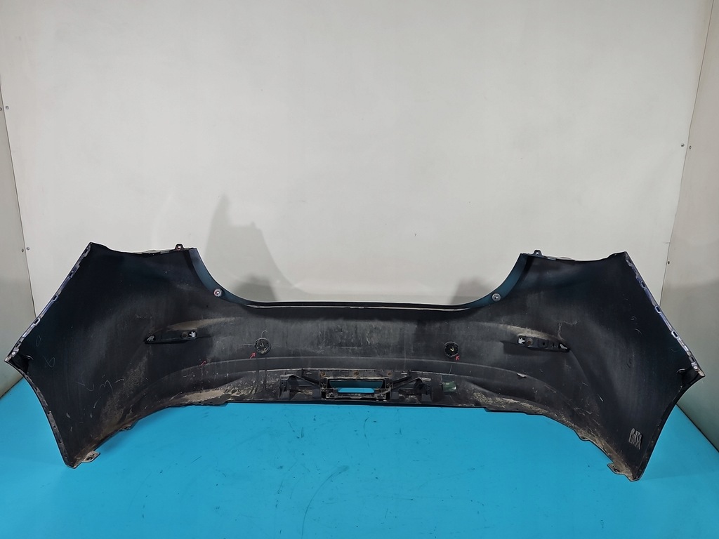 фото №14, Бампер задняя задний mazda 3 iii bm granatowy sedan