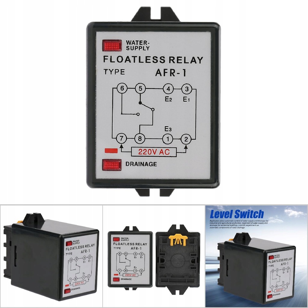 фото №6, Afr-1 ac 220v реле контроллера уровня