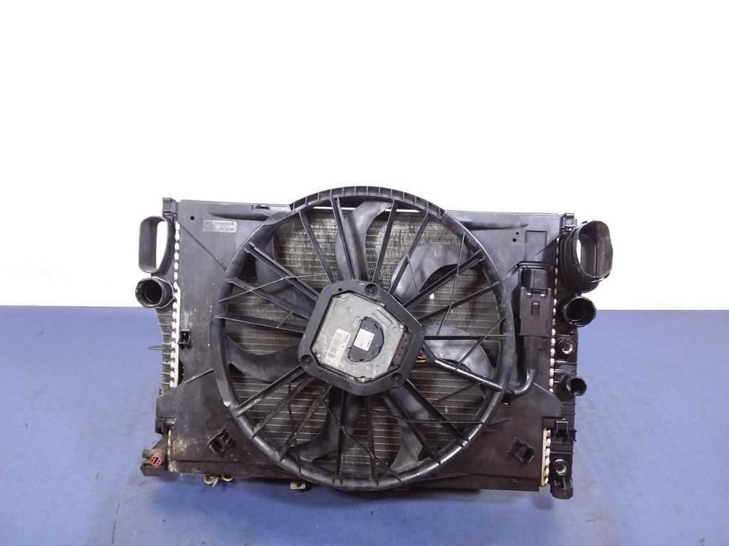 фото №1, Mercedes e w211 3.5 b комплект радіатор вентилятор