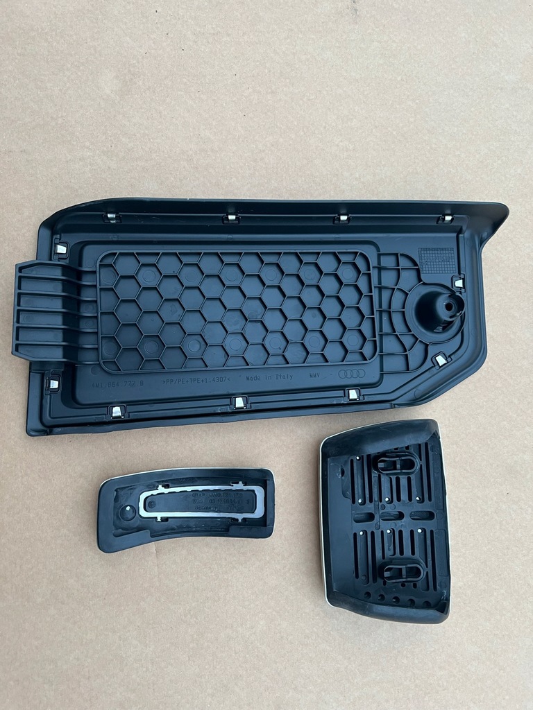 фото №9, Audi q7 sq7 4m q8 4m8 оригінальні накладки na педалі хром