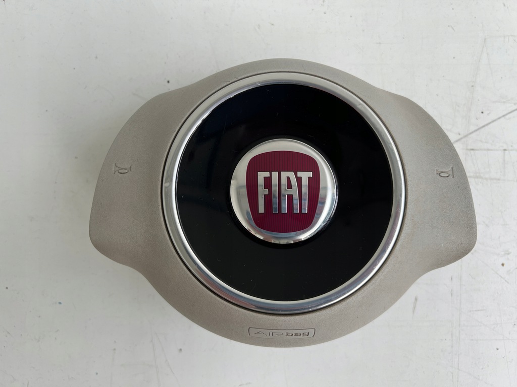 фото №9, Панель приладів консоль подушка безпеки ремені натягувачі fiat 500 przed lift сіра