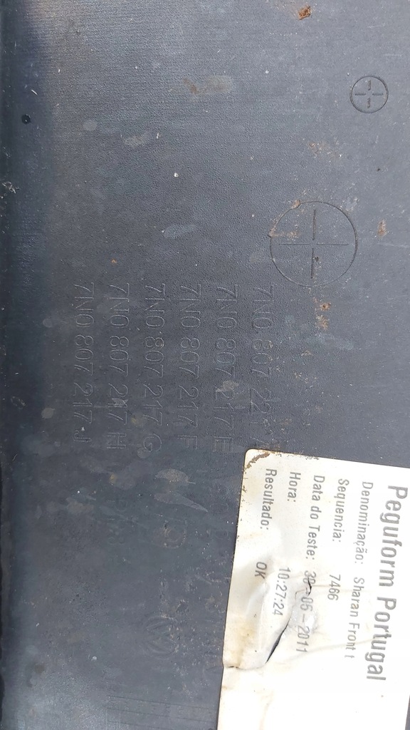 фото №7, Vw sharan 7n0807217f бампер передній 4xpdc