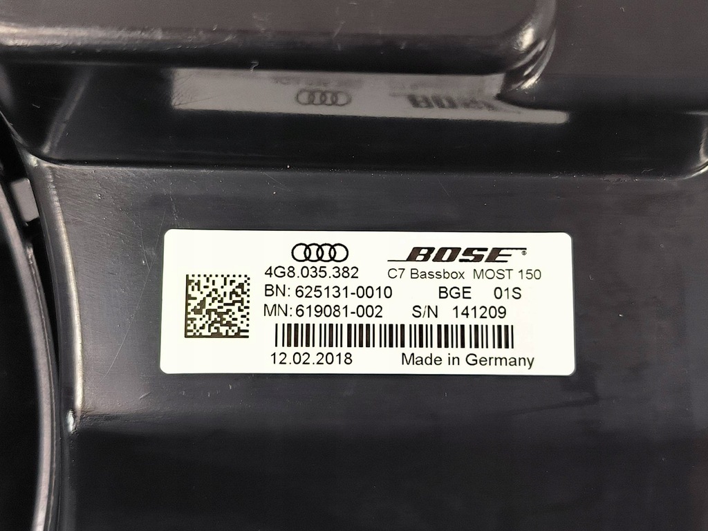 фото №4, Динамик 4g8035382 audi a6 c7 lift
