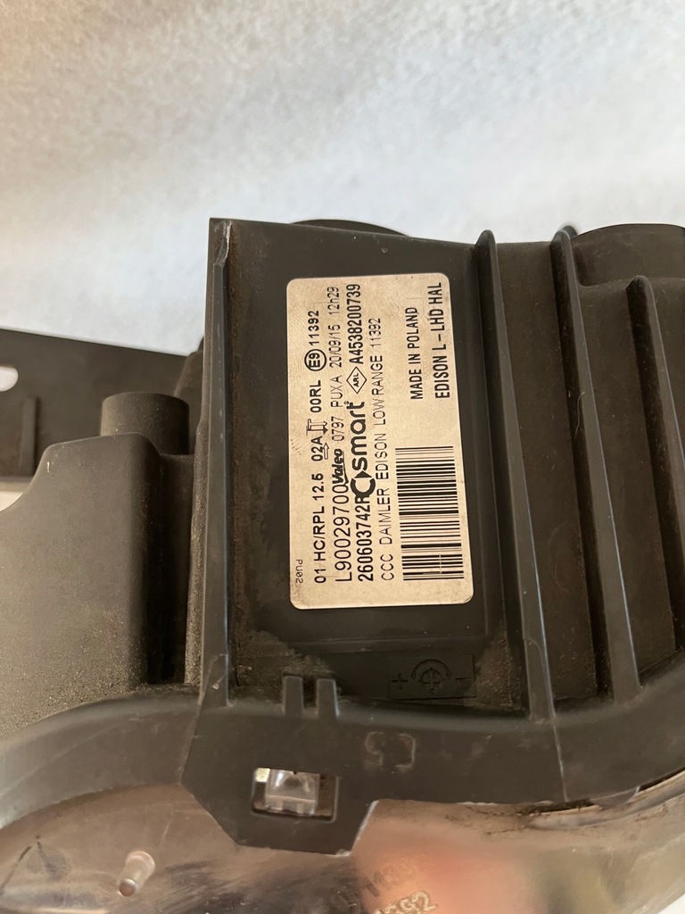 фото №5, Лампа перед левая smart fortwo a453 a4538200739