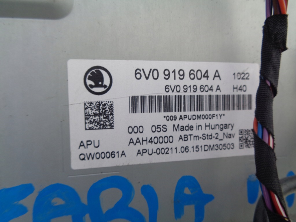 фото №3, Skoda fabia iii радіо 6v0919604a