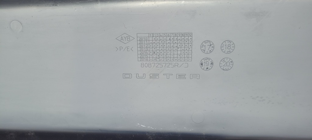 фото №7, Dacia duster 1 i 10- молдинг двері правий перед nowa