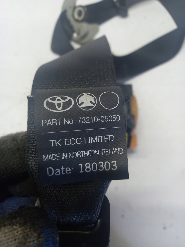 фото №5, Pas безопасности правый передний перед toyota avensis t25 73210-05050