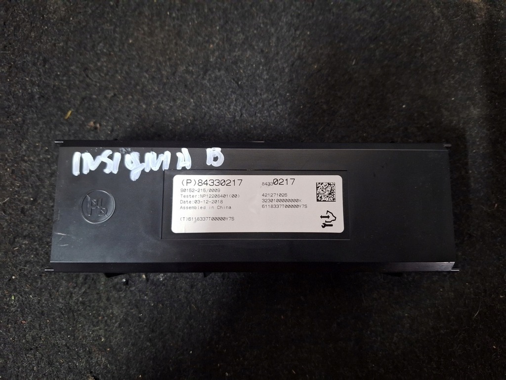 фото №1, Opel insignia b модуль кондиціонера 84330217