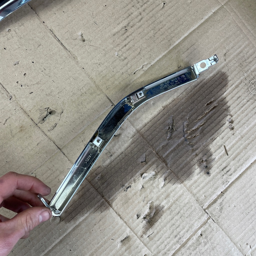 фото №11, Mitsubishi outlander iii 15- накладка молдинг бампера хром левая i правая