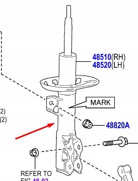 фото №1, Toyota yaris cross 2021- амортизатор перед новый !