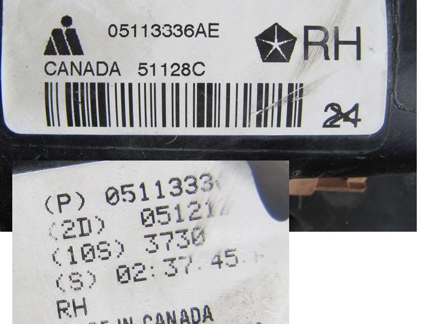 фото №9, Chrysler town country 11- лампа ліва права фара dodge grand caravan