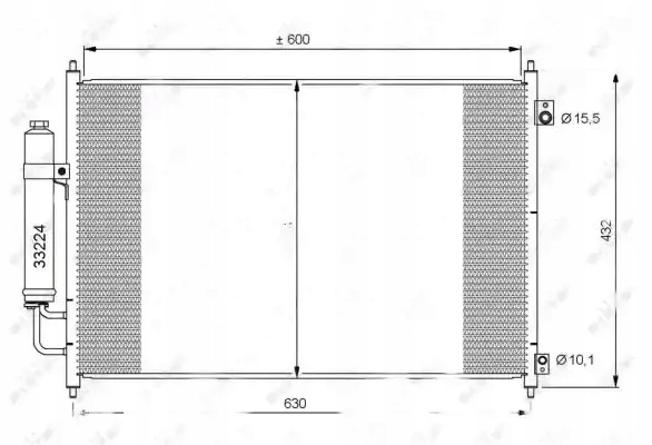 фото №1, Nrf 35873 конденсатор, кондиционер