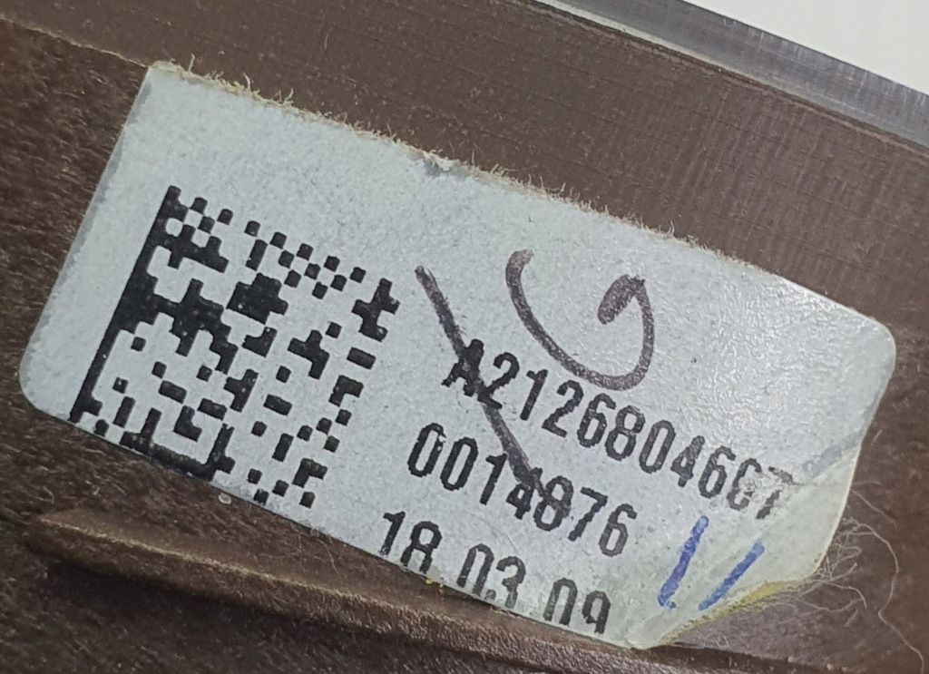 фото №7, Молдинг декоративная консоли mercedes w212 a2126804607