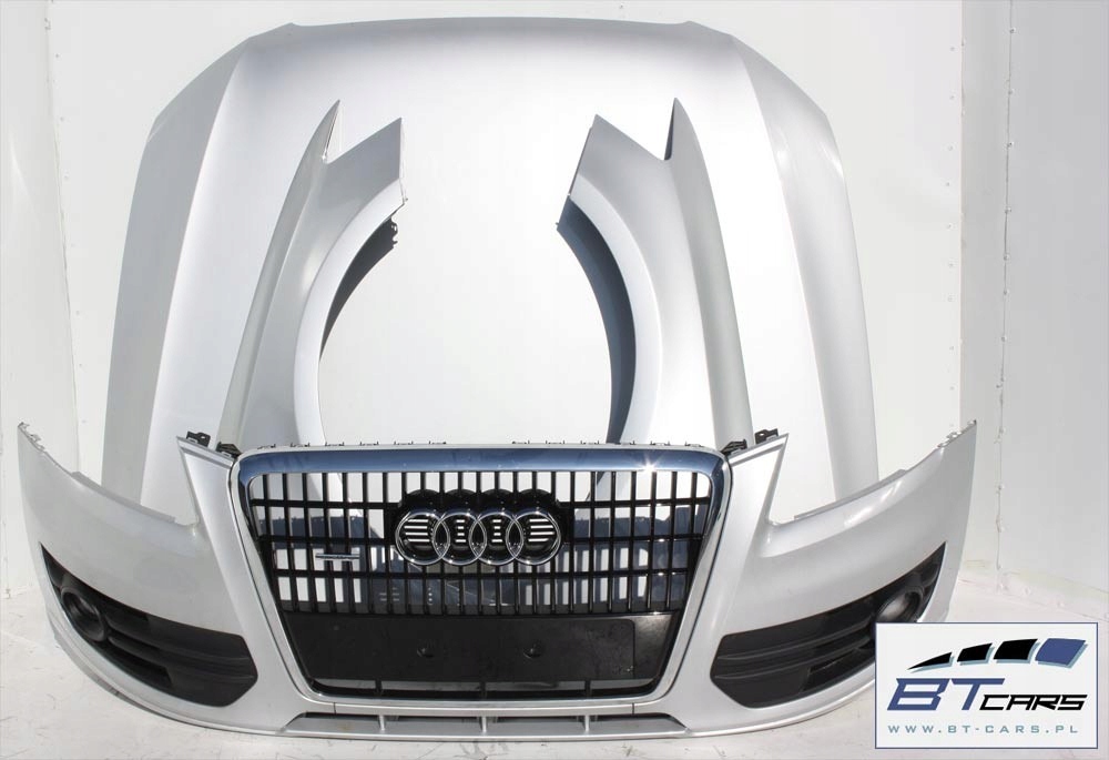 фото №6, Audi q5 8r kompletny перед капот крылья бампер pas передний лампы усилитель