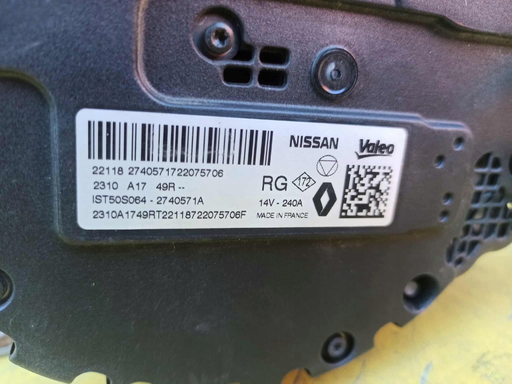 Renault captur 2 генератор як новий 1.3 tce ideał 2310a1749r Недорого