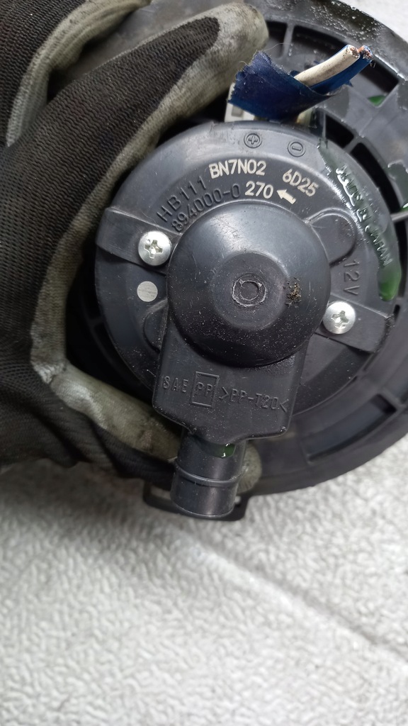 фото №4, Вентилятор отопителя mazda 5 06r 2.0crd