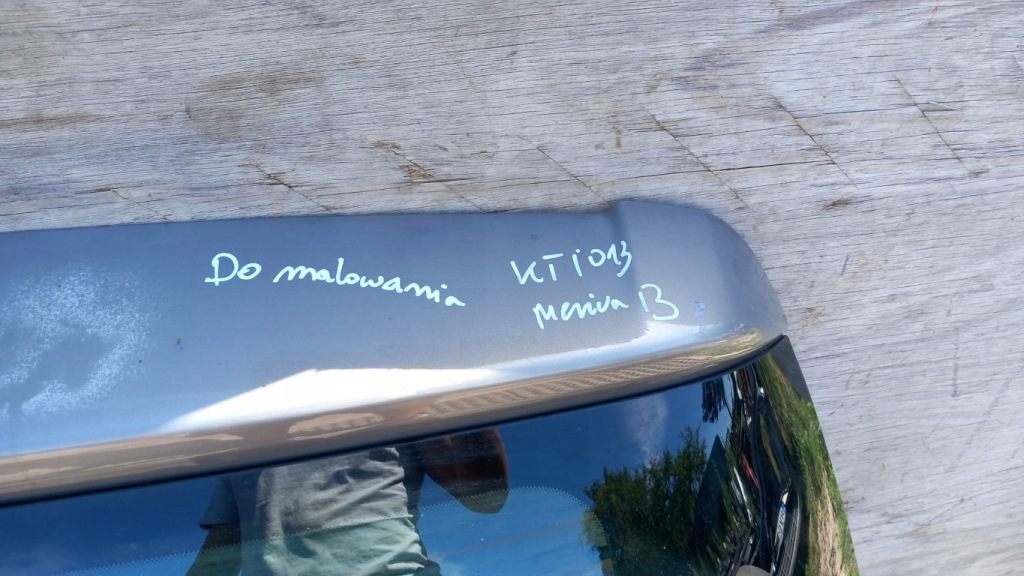 фото №2, Opel meriva b крышка багажника багажника задняя z40w