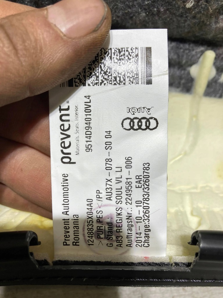 фото №6, Audi a3 s3 8v 2015 спинка сидіння ліва 3 двері