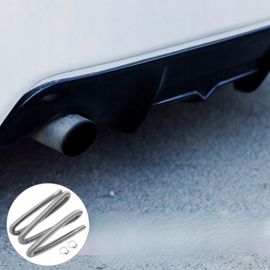 1 szt. труба вихлопна до автомобіля з нержавіюча сталь нержавіючої - легкий монтаж Недорого