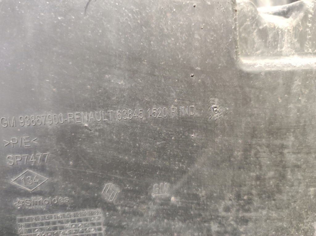 фото №13, Подкрылок правое перед vivaro b trafic iii 3