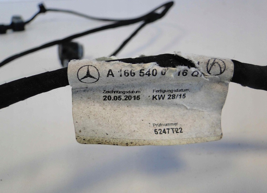 фото №4, Mercedes ml w166 166 джгут парктронік pts радара