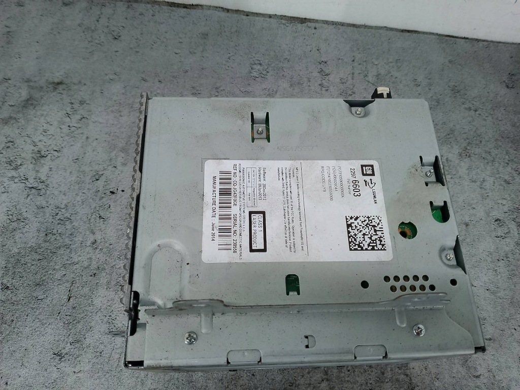 Набір мультимедійний opel astra j fl 22976603 13360090 13390277 Зі Шроту