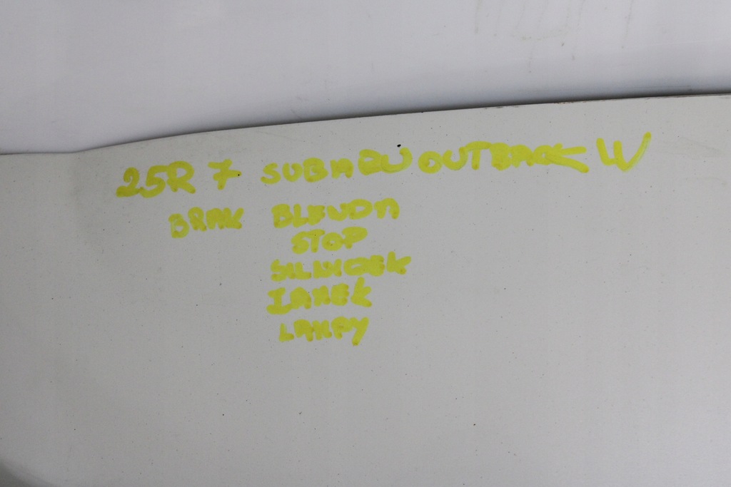 фото №12, Subaru legacy outback iv 4 09r- крышка багажника задняя задняя багажника 37j - код лакокрасочного покрытия