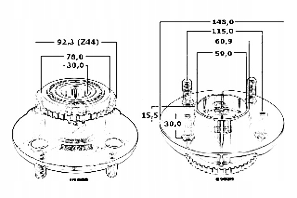 фото №4, Ступиця колеса japko