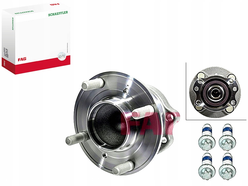 фото №1, Набір підшипник колеса з ступиця задня ford b-max ecosport tourneo courier