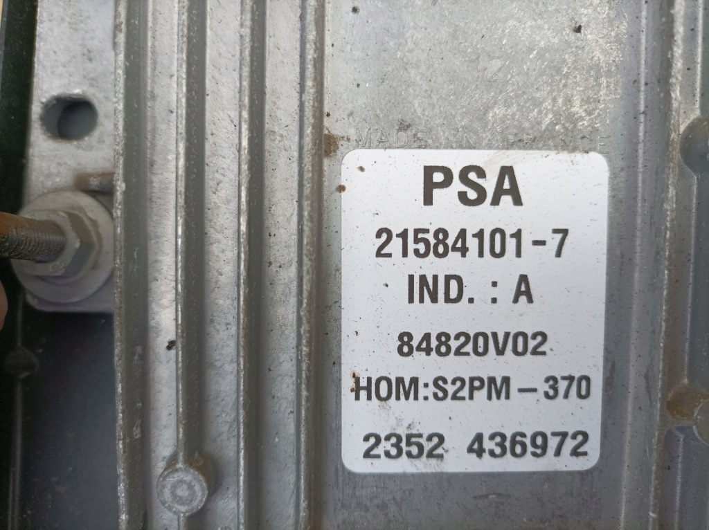 фото №4, Citroen peugeot бортовий комп'ютер 9649673780