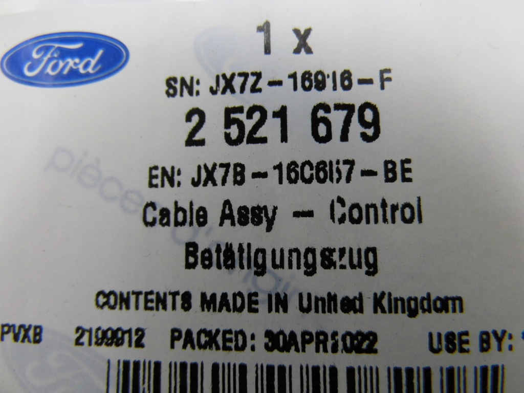 фото №10, Трос капот focus 2018- ford оригінальний номер _ 2521679 _ 2293433 _ jx7b-16c657-be