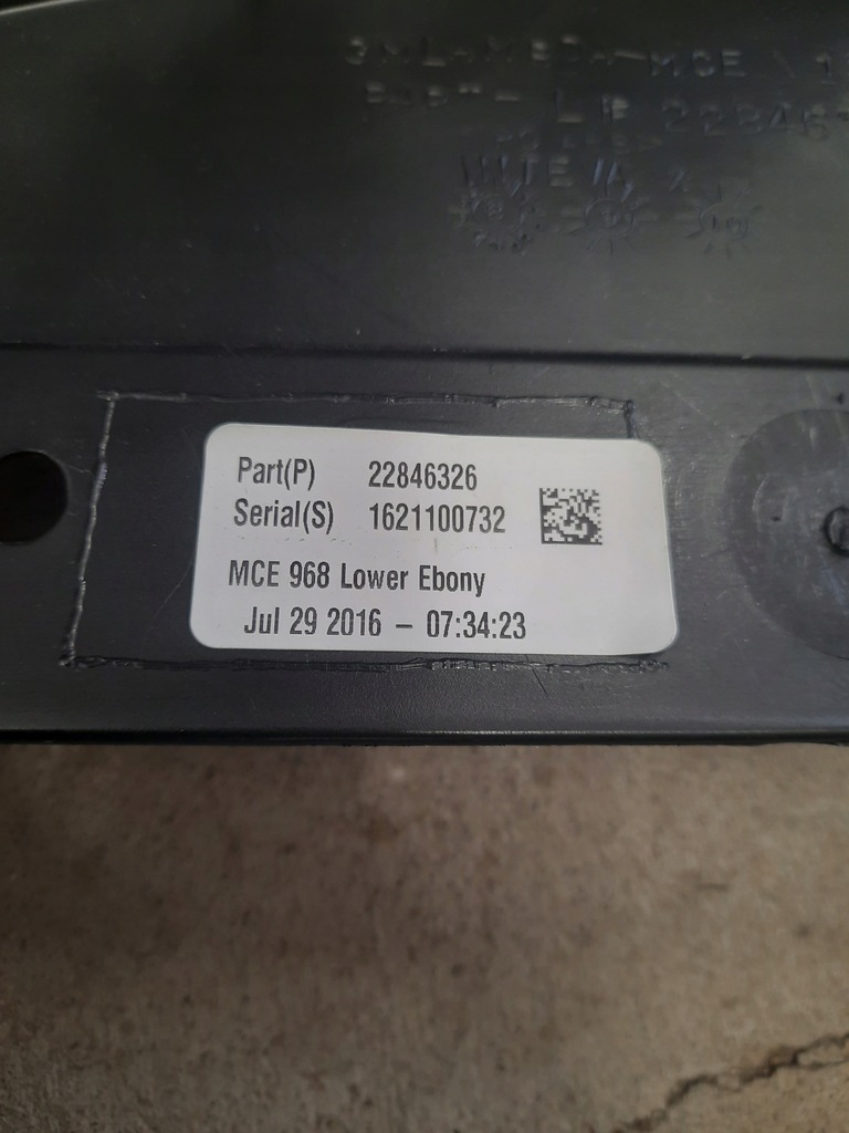 фото №11, Gmc acadia 12-16 нижній панель панелі приладової панелі 22846326 usa