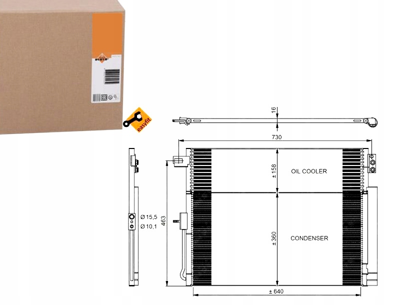 фото №1, Nrf 350038 конденсатор, кондиционер