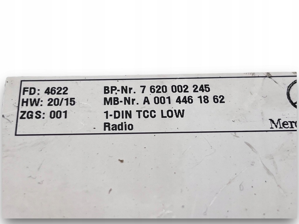 фото №4, Mercedes atego axor радио a0014461862 $j