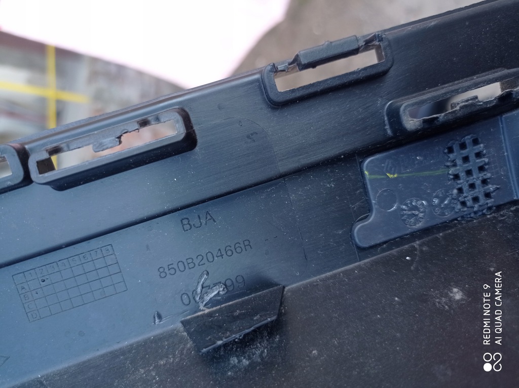 фото №7, Спойлер накладка бампера задняя renault clio v 5 pdc