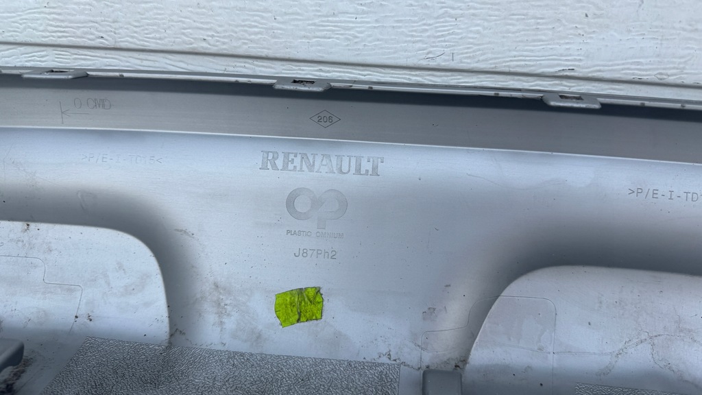 фото №10, Решітка радіатора накладка бампера дифузор задня renault captur i lift 16-19 850704449r