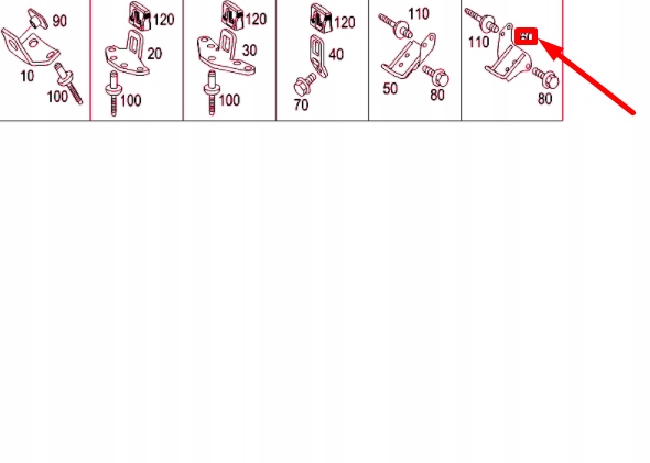 фото №12, New mercedes-benz vito w639 rear door top and нижній wedge a6397660662