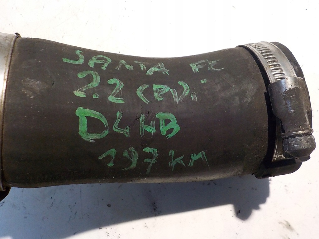 фото №4, Santa fe ii 2.2 crdi 197km d4hb waz труба інтеркулер