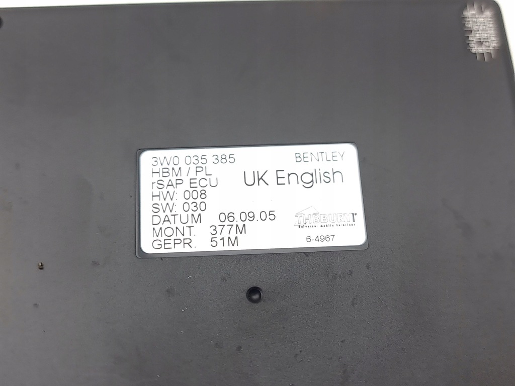 фото №10, Bentley flying spur 2006 модуль bluetooth 3w0035385