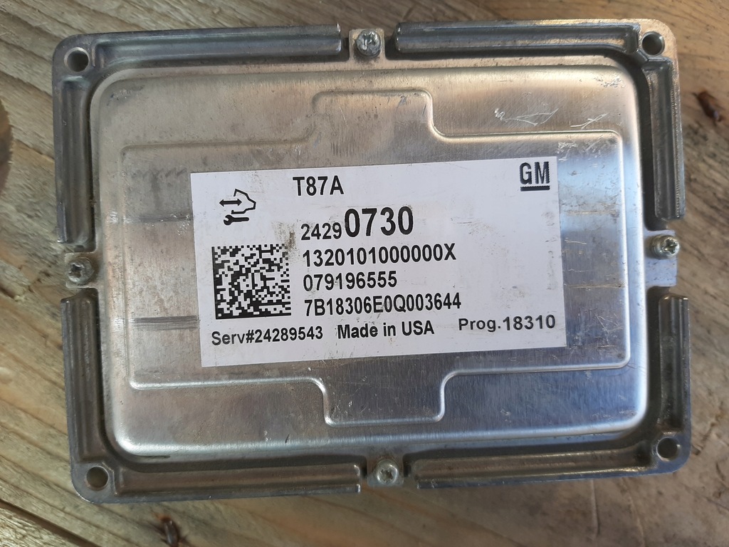 фото №4, 12695212 848032280 блок управления двигателя 6.2l chevrolet corvette c7